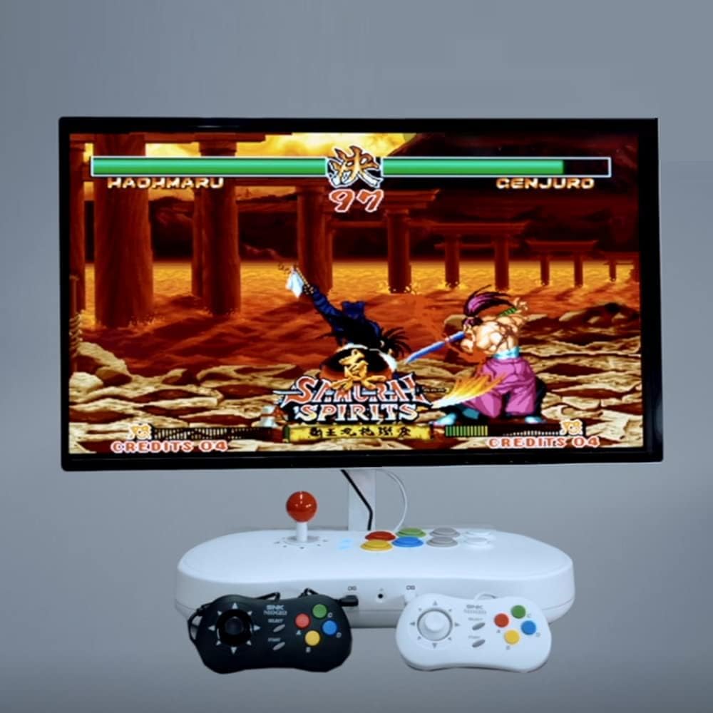 NEOGEO Mini PAD - 白 NEO GEO Mini/NEO-GEO Arcade Stick Pro用 SNKクラシック有線ゲームコントローラ
