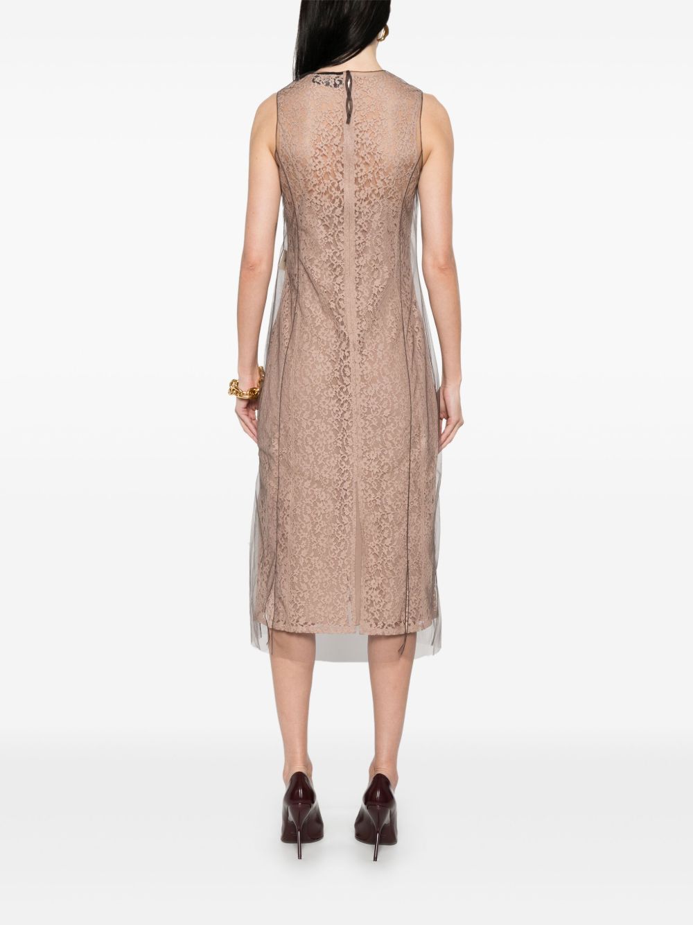 Fendi フェンディレースミディドレス - Image 4