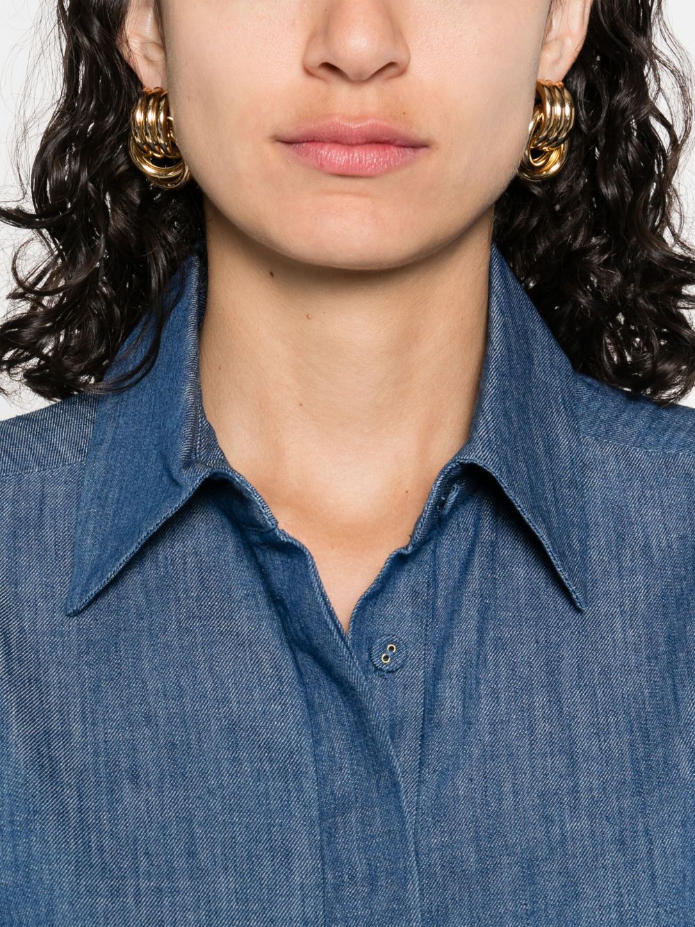 Zimmermann Zimmermann Coco刺繍デニムシャツ - Image 4