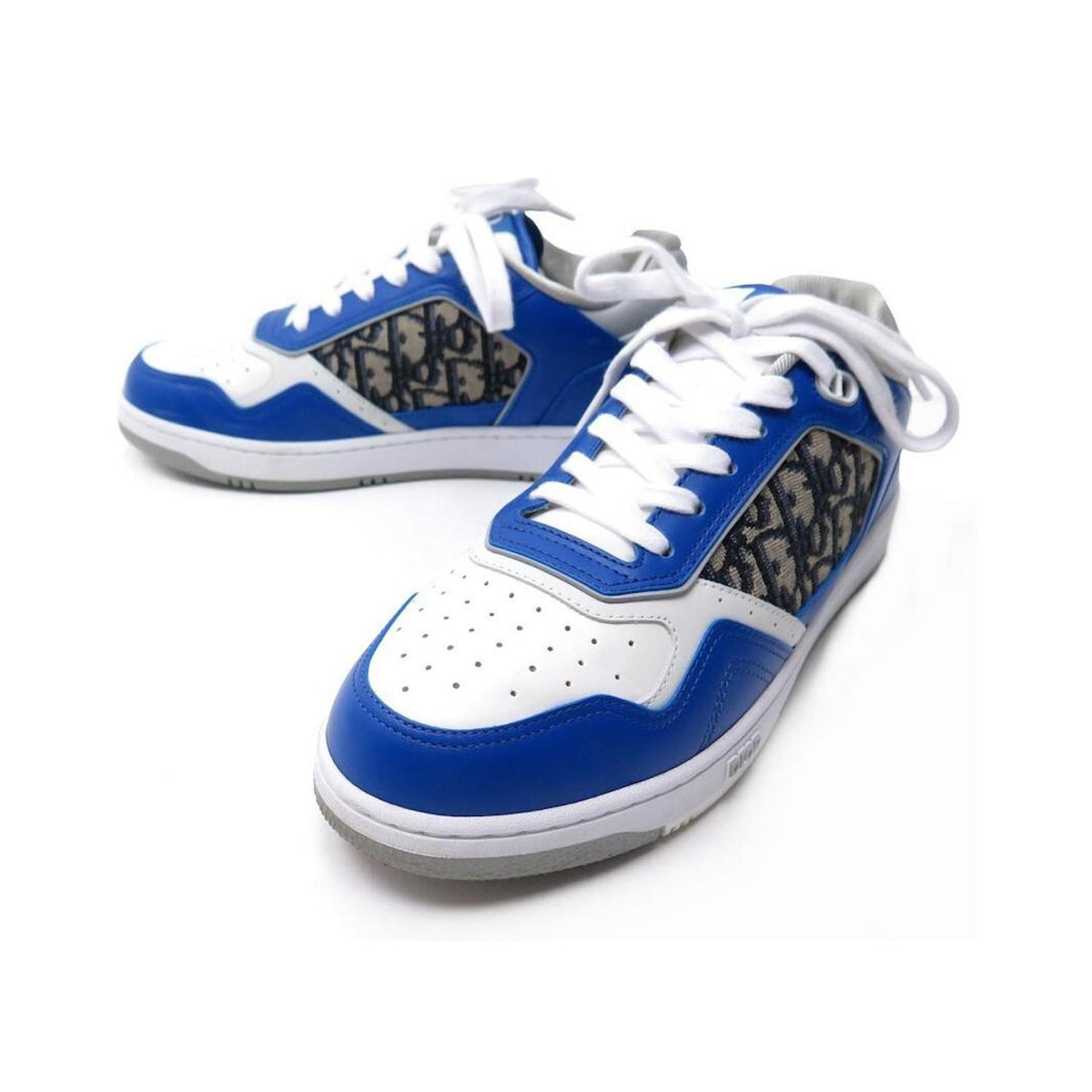 Dior Dior Oblique Leather Sneakers - Image 4