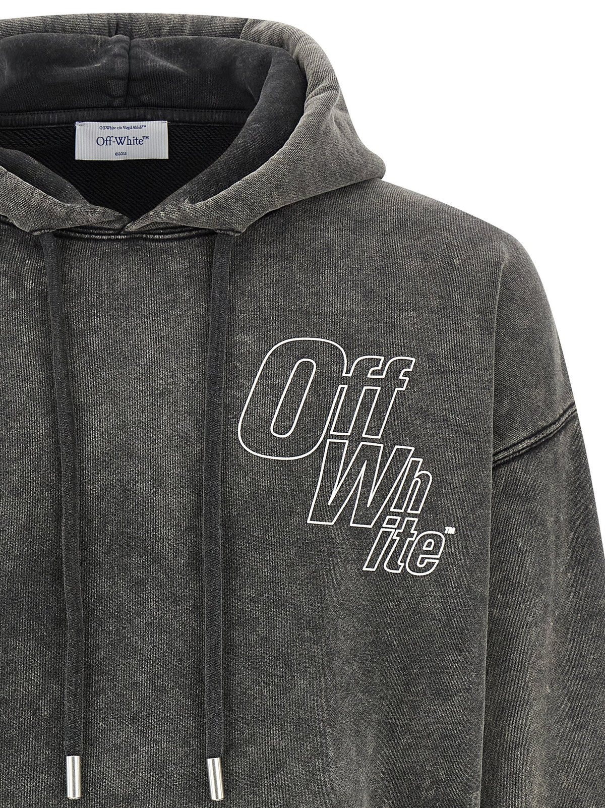 Off オフホワイト アウトライン アロー スケート フーディ - Image 4