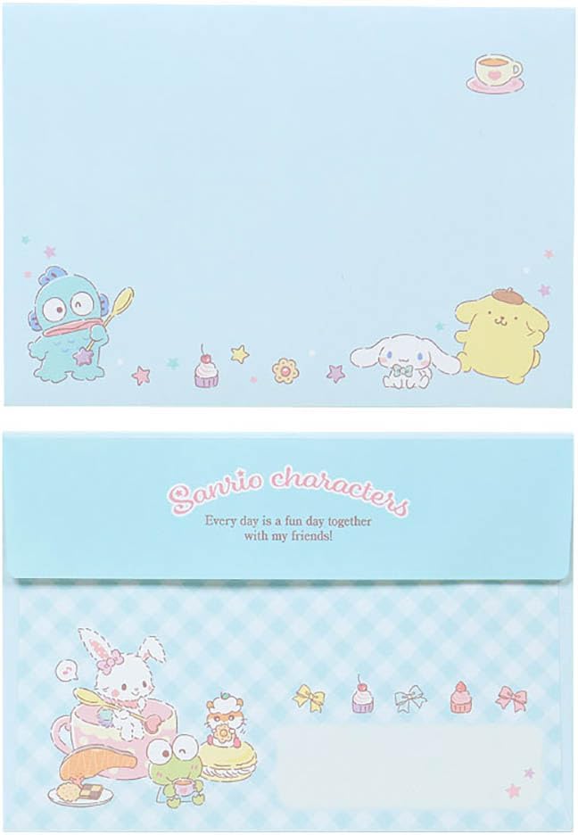 Sanrio 493945 Character Letter Set, Sanrio Characters Packaging: Approx. Width 6.3 x Depth 0.3 x Height 8.7 inches (16 x 0.8 x 22 cm)
