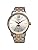 Citizen AK5000 Series Moonphase Analog Quartz Men's Watch, Silver x Pink Gold AK5006-58A, Dress