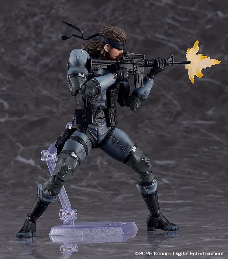 figma METAL GEAR SOLID2 SONS OF LIBERTY Solid Snake MGS2 Ver. Updated Edition, Non-Scale Plastic Pre-painted Action Figure