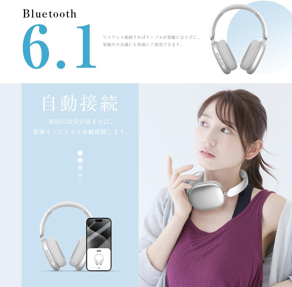 Bluetooth Headphones, Wireless Headphones, Bluetooth 5.4, Over-Ear Headphones, Wired Wireless, Dual Use, Sealed Type, HIFI Sound Quality, No Delay, 100 Hours Standby Time, Lightweight, Foldable