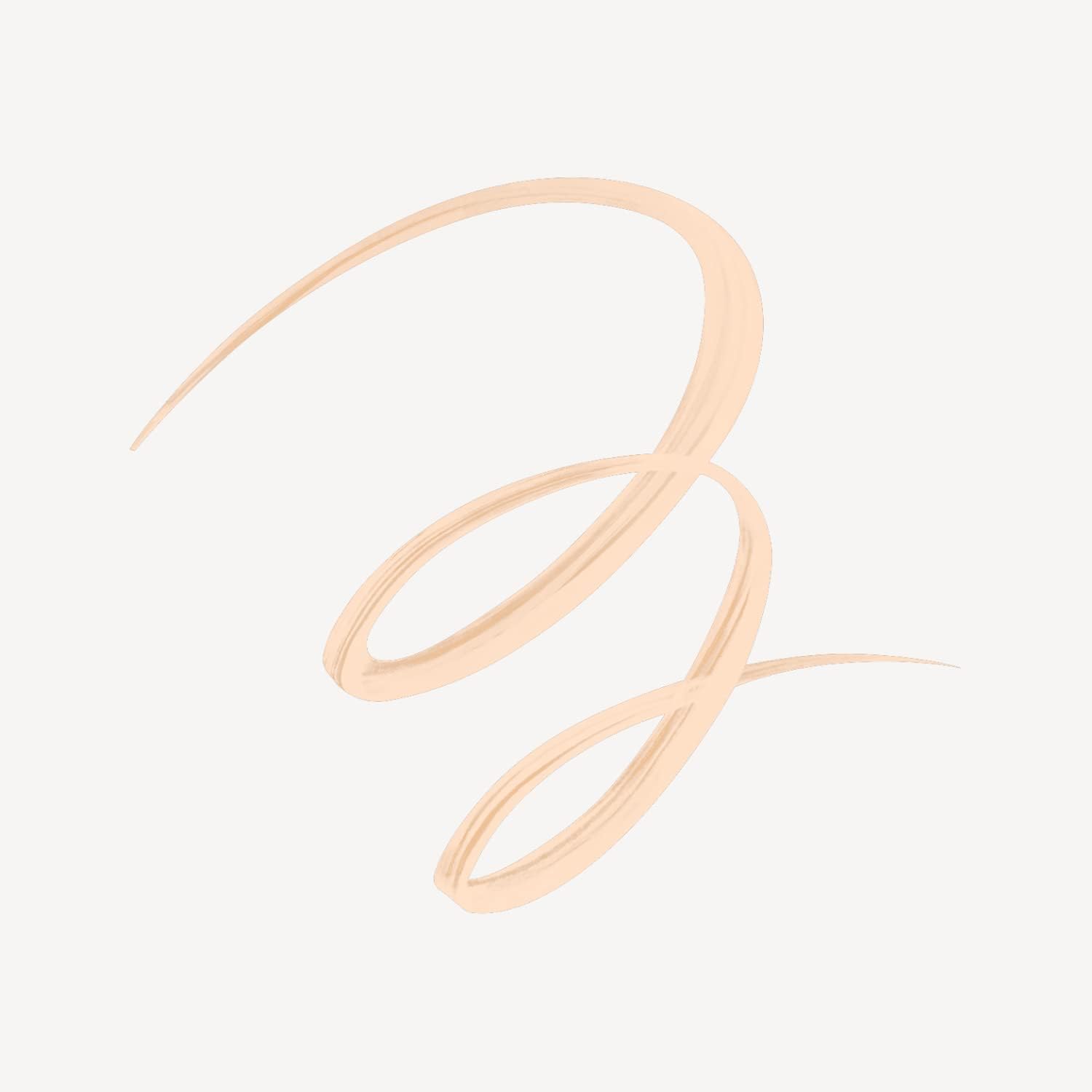 UZU By Flowfushi Eye Opening Liner, Liquid Eyeliner, Hot Water Removable, Alcohol Free, Dye Free, Hypoallergenic, Color: Beige, [2022 New Color]