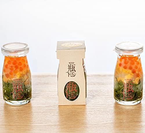Bottle Urchins 3.2 oz (90 g), Set of 3, Kawaido, Miyako City, Iwate Prefecture, Small Vial Type, Frozen Seafood Bowl