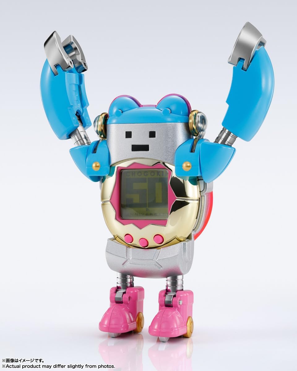 Tamashi Nations Super Alloy Chogokin Tamagotchirobo Approx. 3.9 inches (100 mm), ABS & Diecast, PC & SI, Painted Action Figure