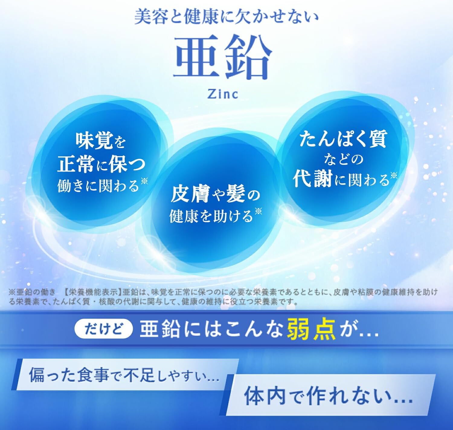 FANCL (FANCL) Zinc 30-Day Supply [Nutritional Function Food] with Information Letter Supplement (Vitamin B2 / Vitamin B) Mineral Nutritional Support