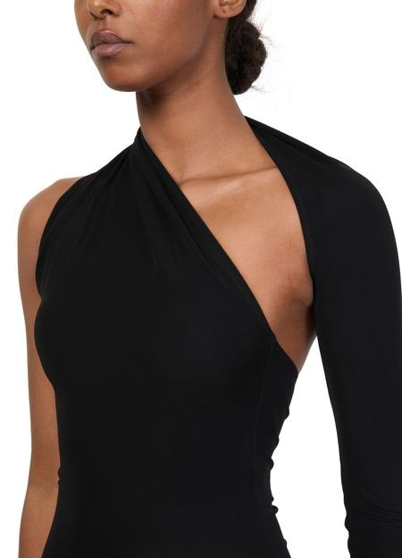 COURREGES One shoulder crepe jersey dress - Image 4