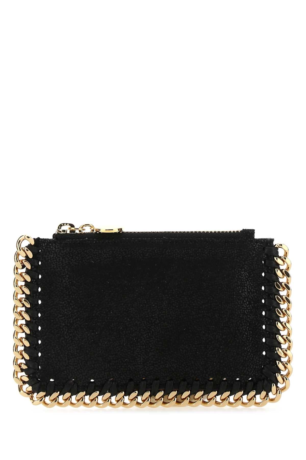 Stella Stella McCartney Black Shaggy Deer Falabella Card Holder - Image 4