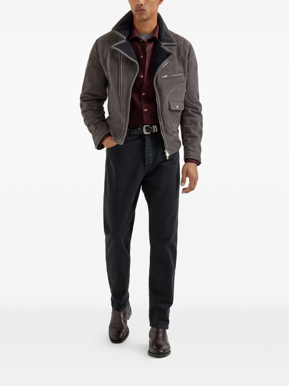 Brunello Brunello CucinelliロゴコットンTシャツ - Image 4