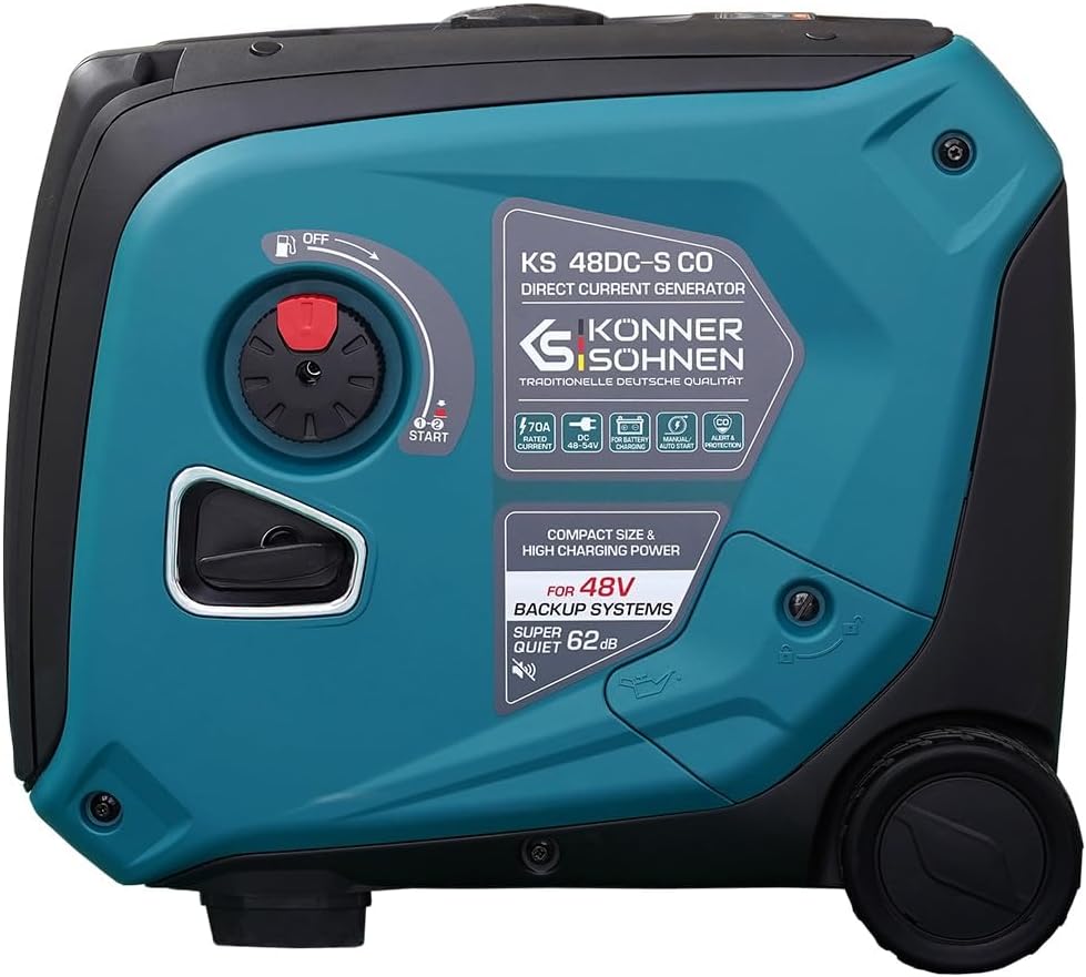 Konner&Sohnen ドイツDCジェネレーター 48-54Vバッテリー搭載システム用 | 70A 低燃費技術 COセンサー 自動&外部モード 直接接続 KS 48DC-S CO