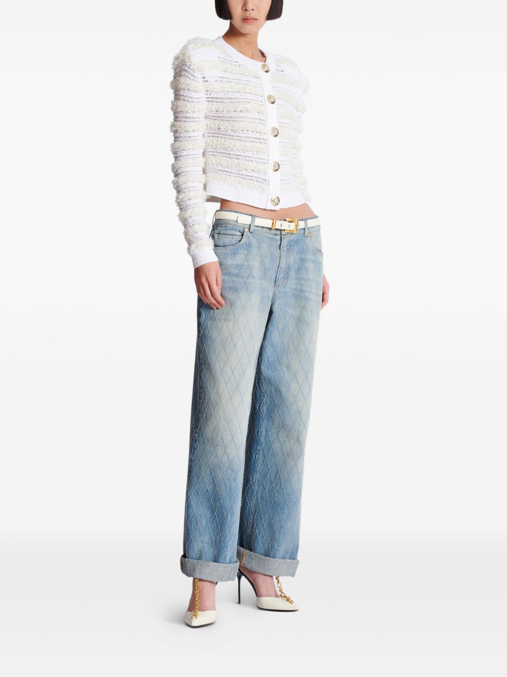 Balmain バルメインツイードカーディガン - Image 4