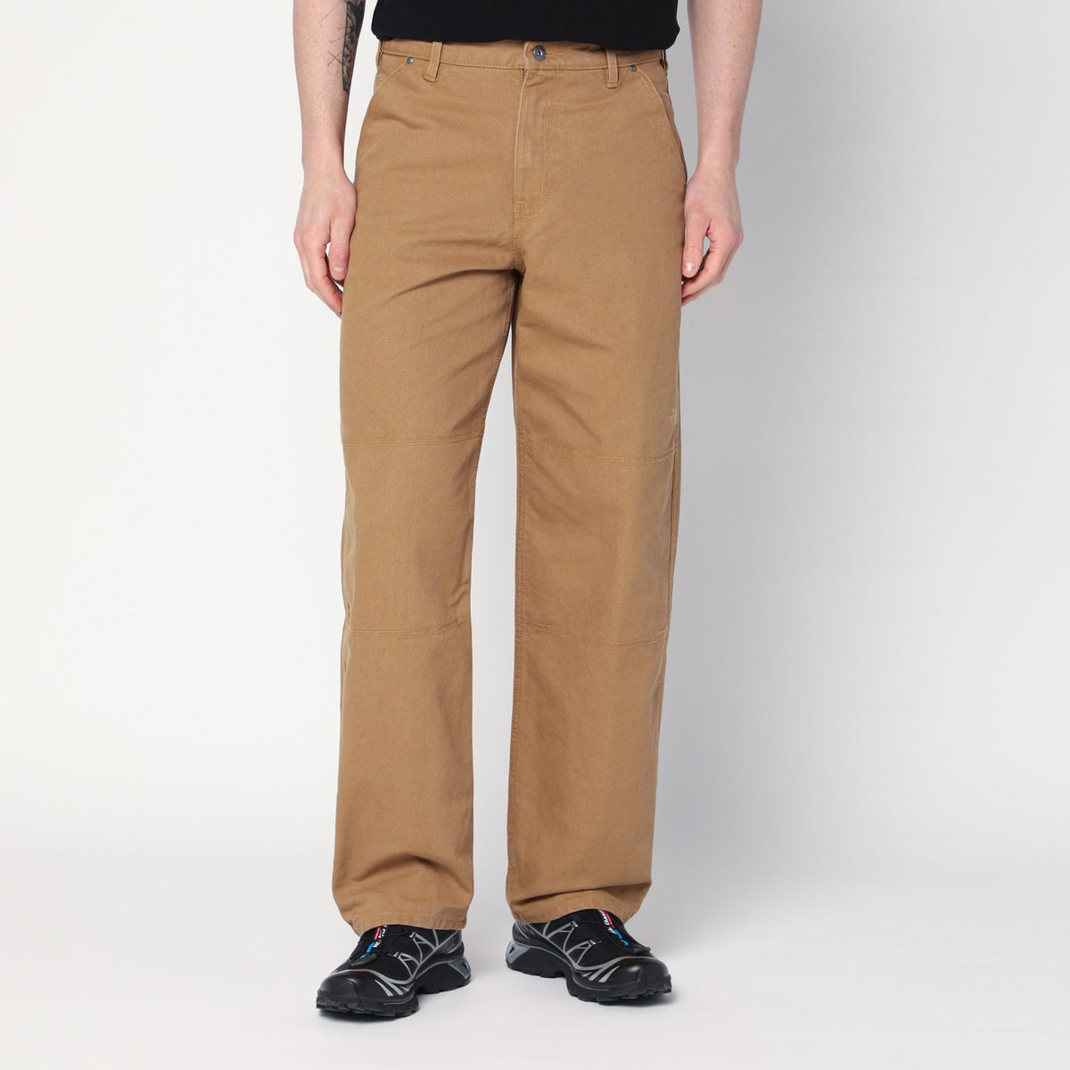 The The North Face Light Brown Cedar Canvas Trousers - Image 4