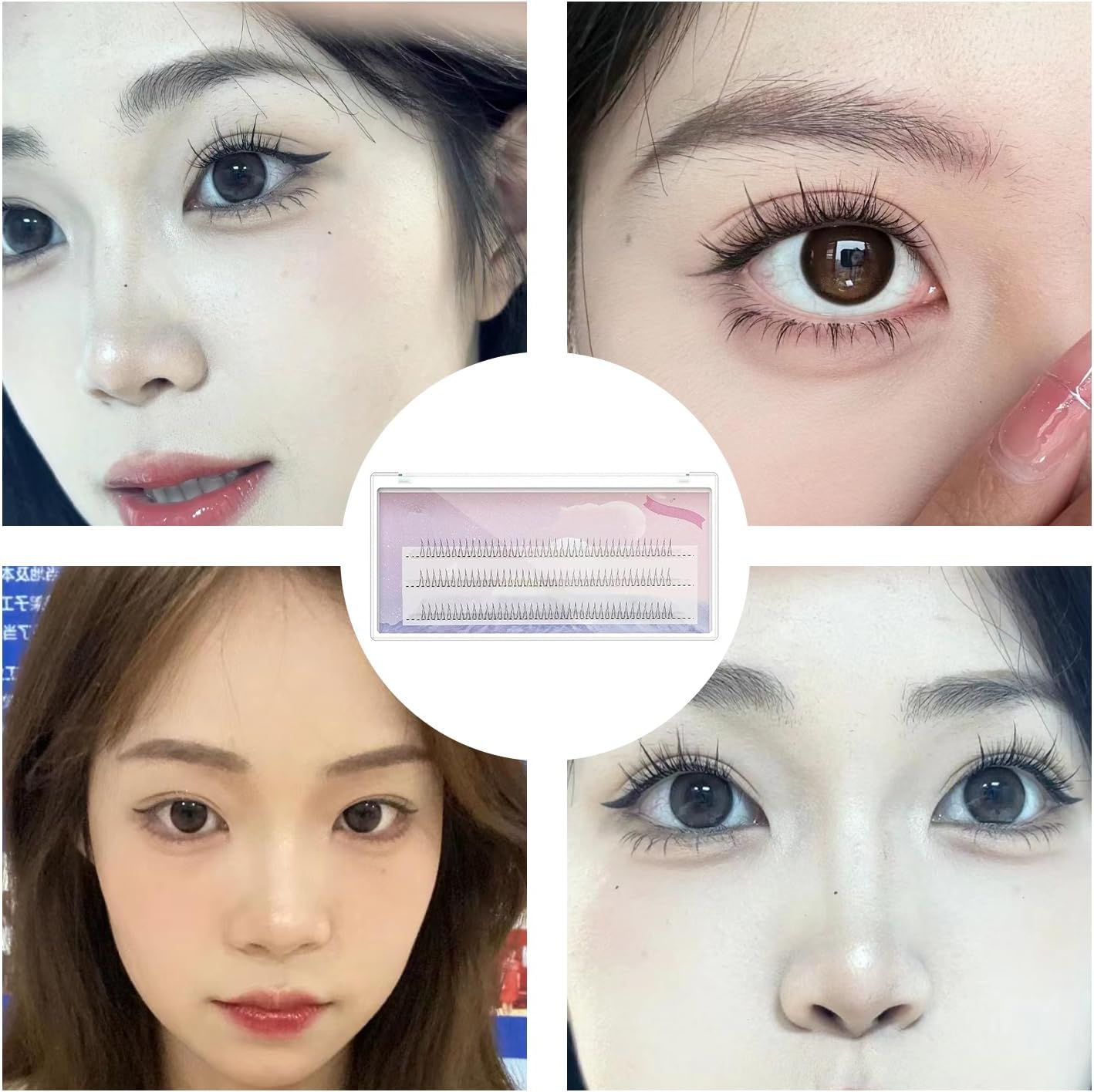 Lower Eyelashes (120 Bundles) Lower False Eyelashes, Daily Makeup, Participating in Parties, Dating, Natural, Easy for Beginners, Eye Larger, Ultra Thin, V-Shaped, 0.2-2.4 - 0.3 inches (5 - 6 - 7 mm),