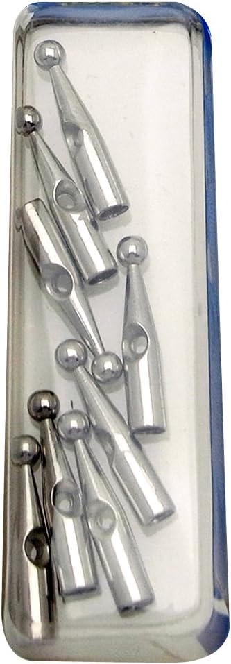 Waki Sangyo You Too Umbrella Artisan Tsuyu Tip Repair Umbrella Ribs, Strong Wind, 8 Pieces, Silver US-001