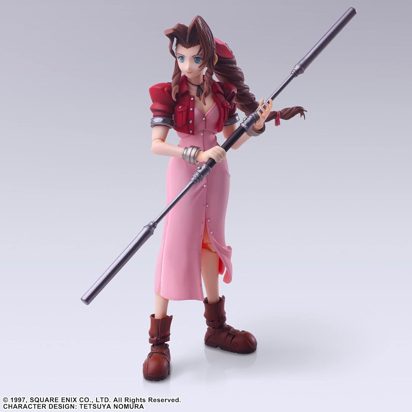 Final Fantasy VII Bling Arts Aeris Gainesborg PVC Pre-painted Action Figure