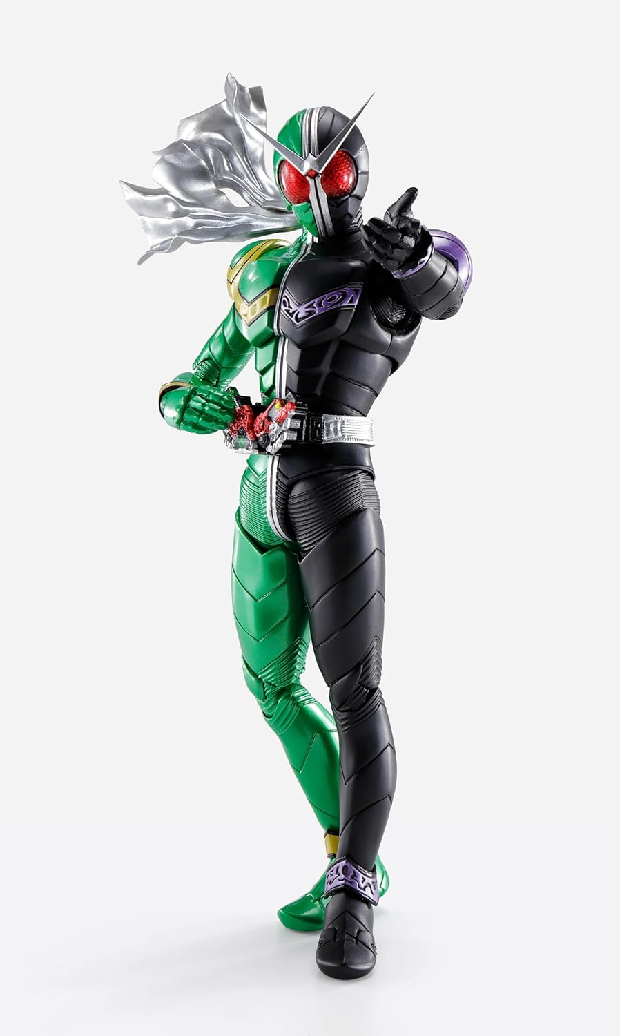 TAMASHII NATIONS S.H. Figuarts (True Bone Carving Manufacturing Method) Kamen Rider W Cyclone Joker Fuuto Detective Anime Adaptation Commemorative (Re-release Version), Approx. 5.7 inches (145 mm