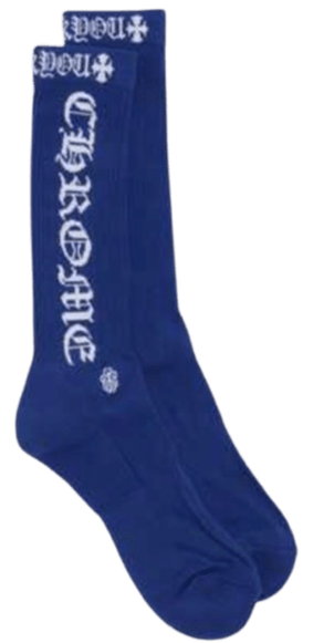 CHROME HEARTS 'FUCK YOU' LOGO SOCKS