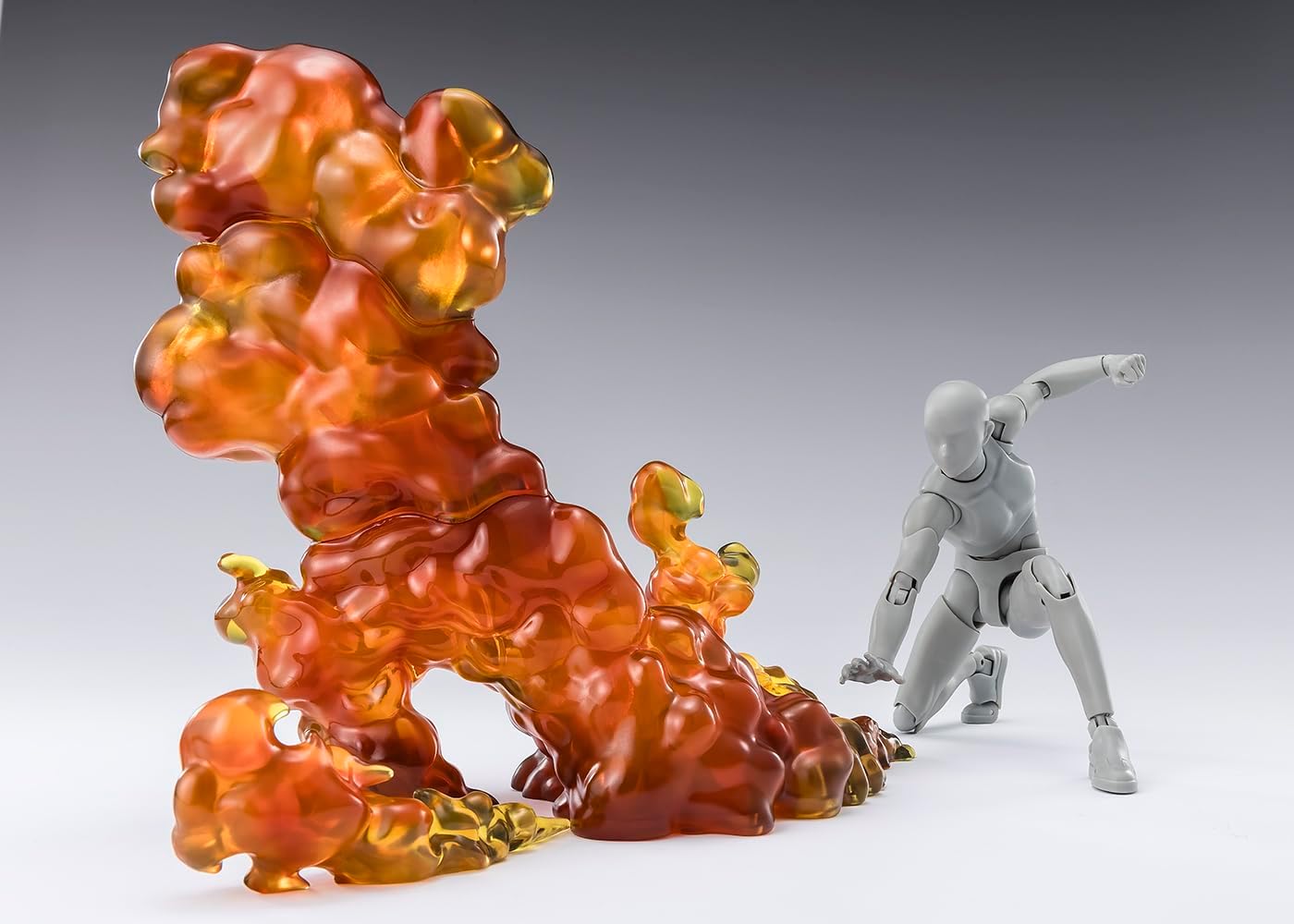 Tamashi Nations Tamashi EFFECT SMOKE Burst Ver. for S.H. Figuarts Approx. 5.3 inches (135 mm), PVC & ABS Pre-Painted Effect Parts