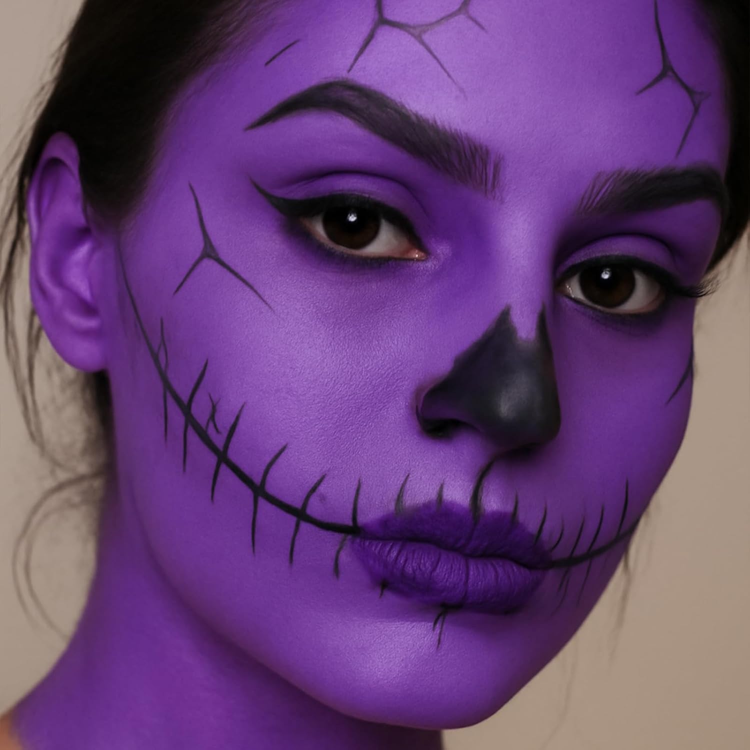 Purple Matte Lip Gloss Purple Lipstick - Long Lasting Waterproof High Color Non-Sticky Velvet Finish, Perfect for Halloween & Dark Glam Makeup