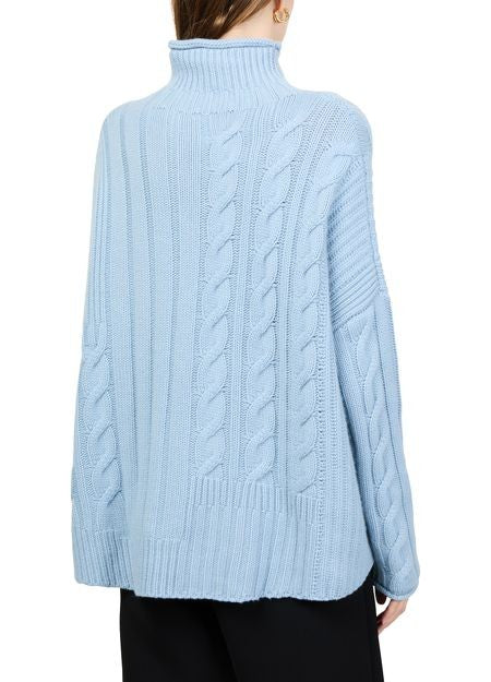 BOMPARD Oversized high-neck cable knit sweater - Image 4