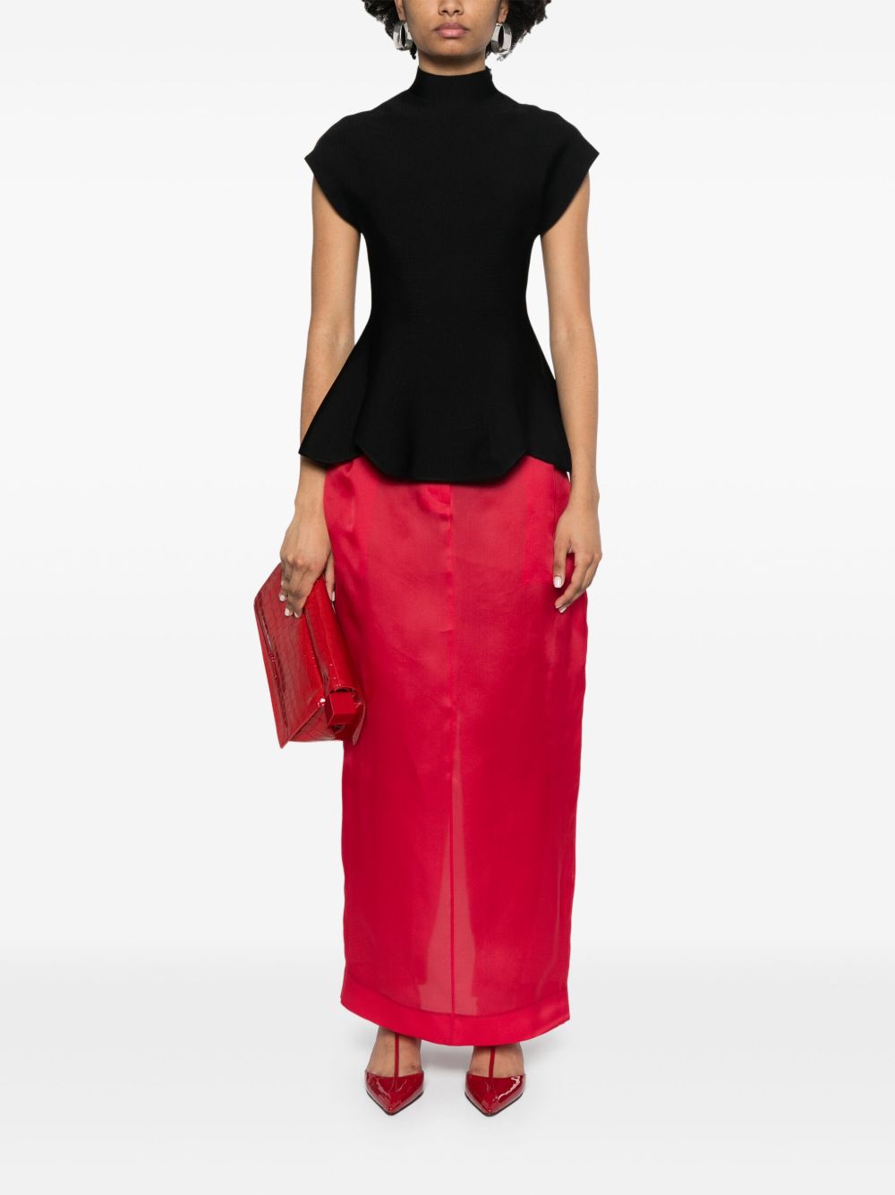 Khaite カイトルシアンシルクスカート - Image 4