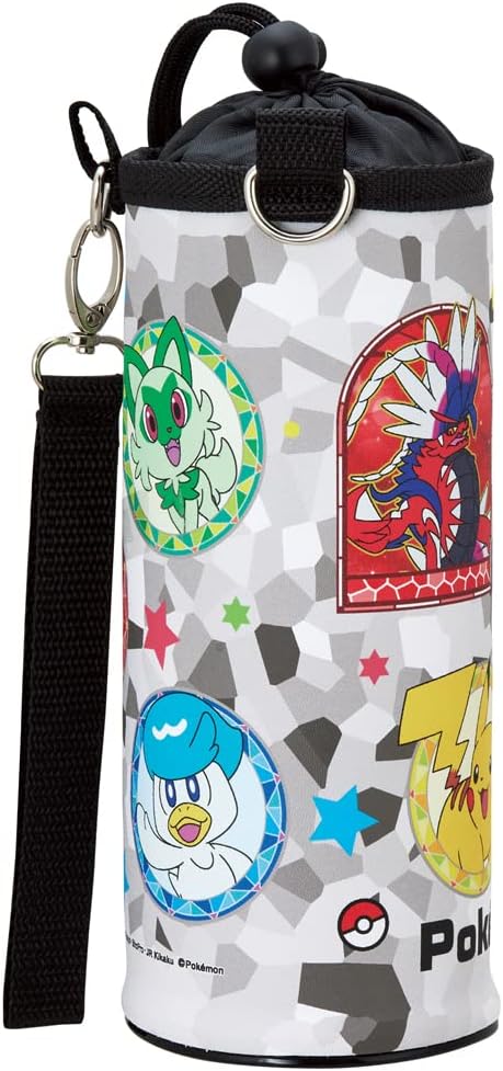 Skater PVPF7-A Water Bottle Cover, Water Bottle Case, Bottle Case, Plastic Bottle Cover, Pokemon, Multi-Size