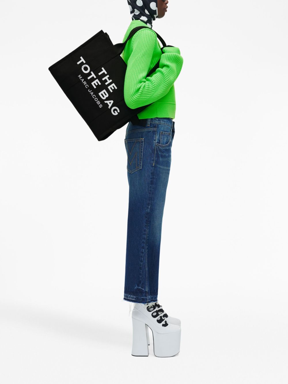 Marc マークジェイコブス大きなトートキャンバストート - Image 4
