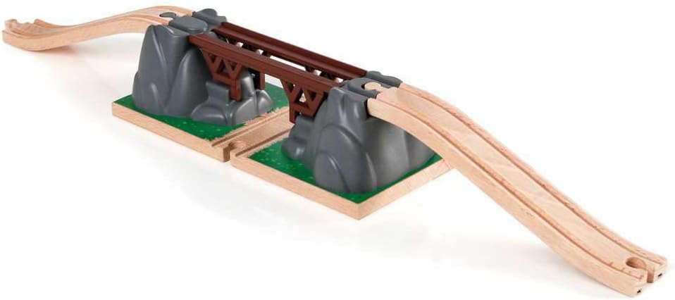 Brio 33391 Drop Bridge, Ages 3 and Up (Toy, Plaything, Wooden Toy, Wooden Rail, Scenery Part, Gift (Birthday/Christmas))