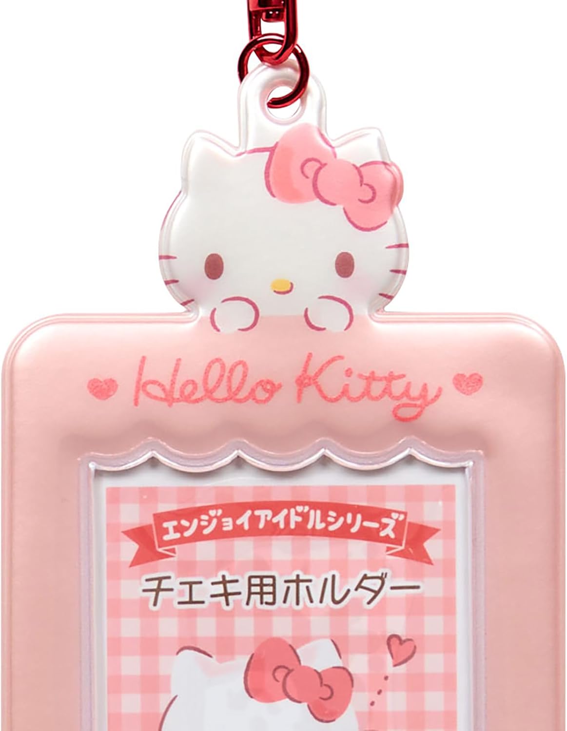 Sanrio 493775 Hello Kitty Holder for Cheki (Enjoy Idol) PVC / Steel, Storage Size: Approx. 2.1 x 3.4 inches (5.4 x 8.6 cm), Card Case