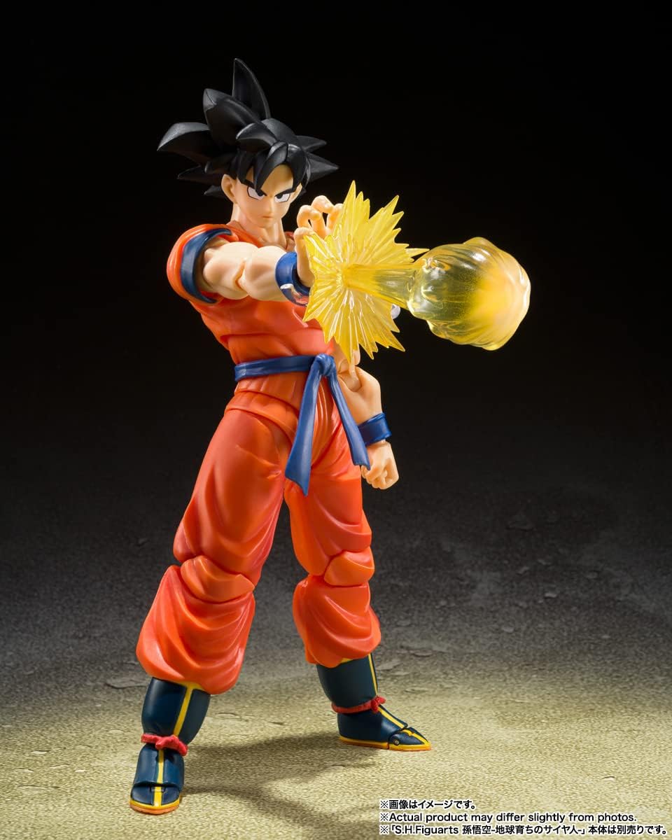 BANDAI SPIRITS S.H. Figuarts Dragon Ball Z Son Goku Effect Parts Set, Approx. 5.5 inches (140 mm), ABS & PVC Pre-painted Action Figure