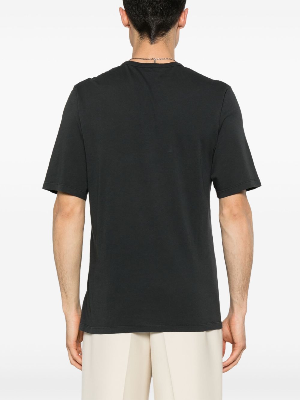 Saint セントローランロゴコットンTシャツ - Image 4