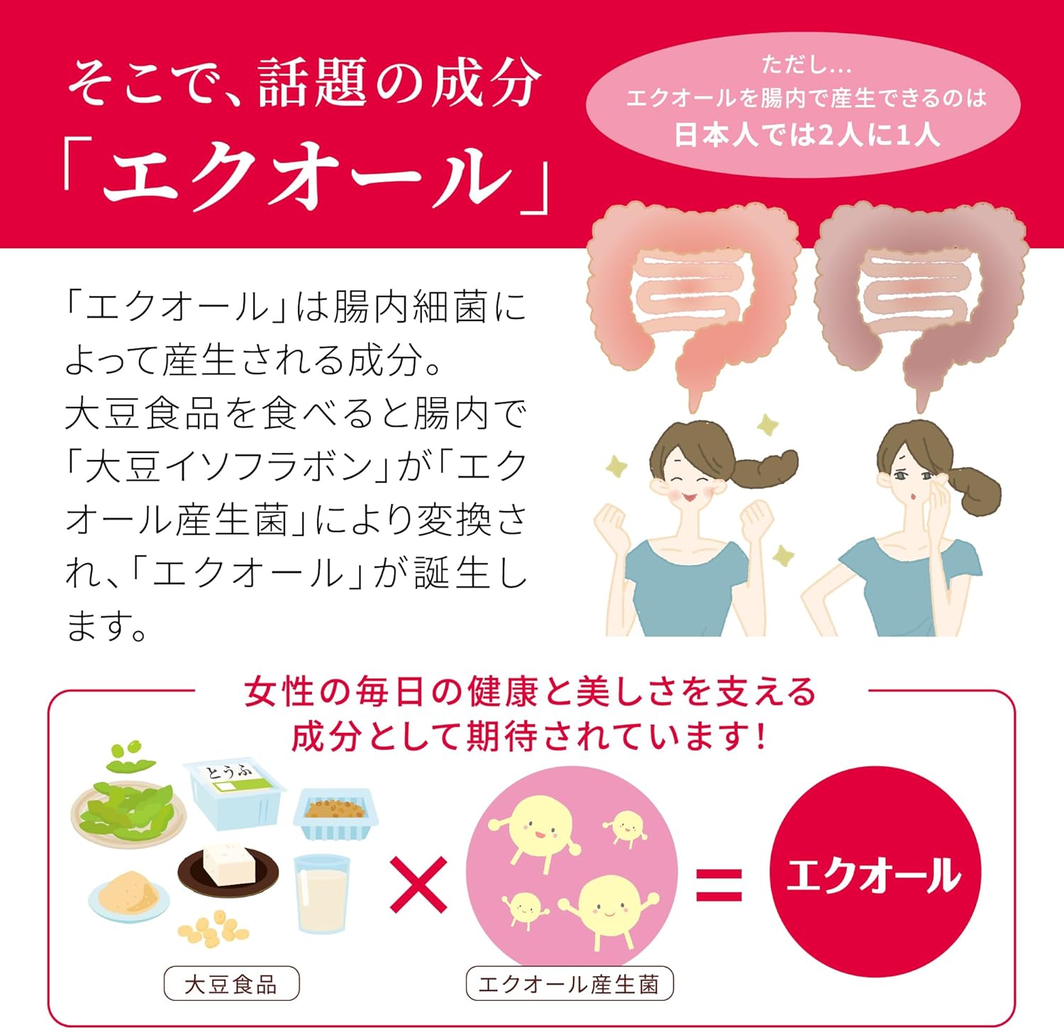 小林製薬の栄養補助食品 サプリメント 大豆イソフラボン [栄養補助食品 / 30粒 / 30日分 ]