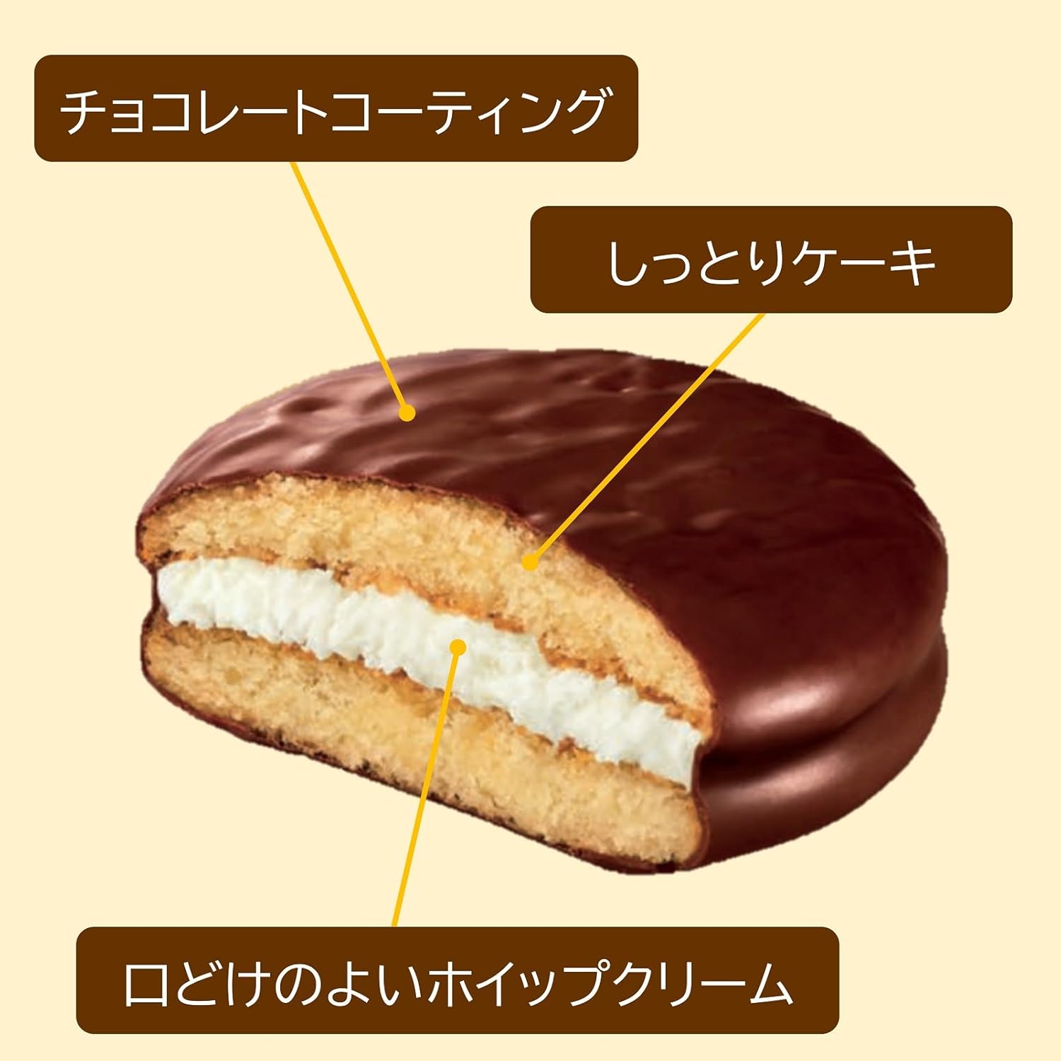 Lotte Chocolate Pie Party Pack 1 Bag (9 Pieces)