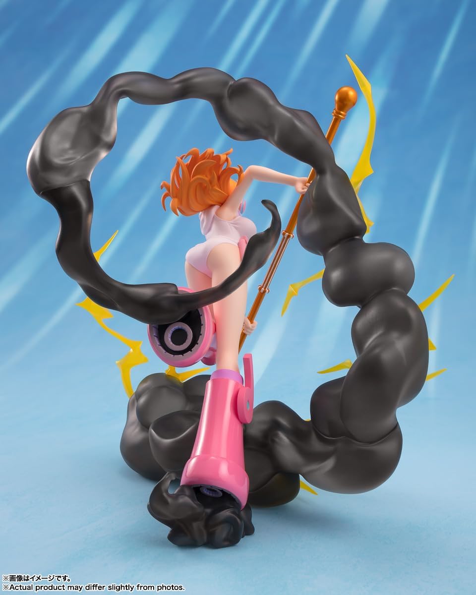 BANDAI SPIRITS Figuarts Zero One Piece Nami - Thunderbolt Approx. 6.7 inches (170 mm), PVC & ABS, Painted Finished Figure