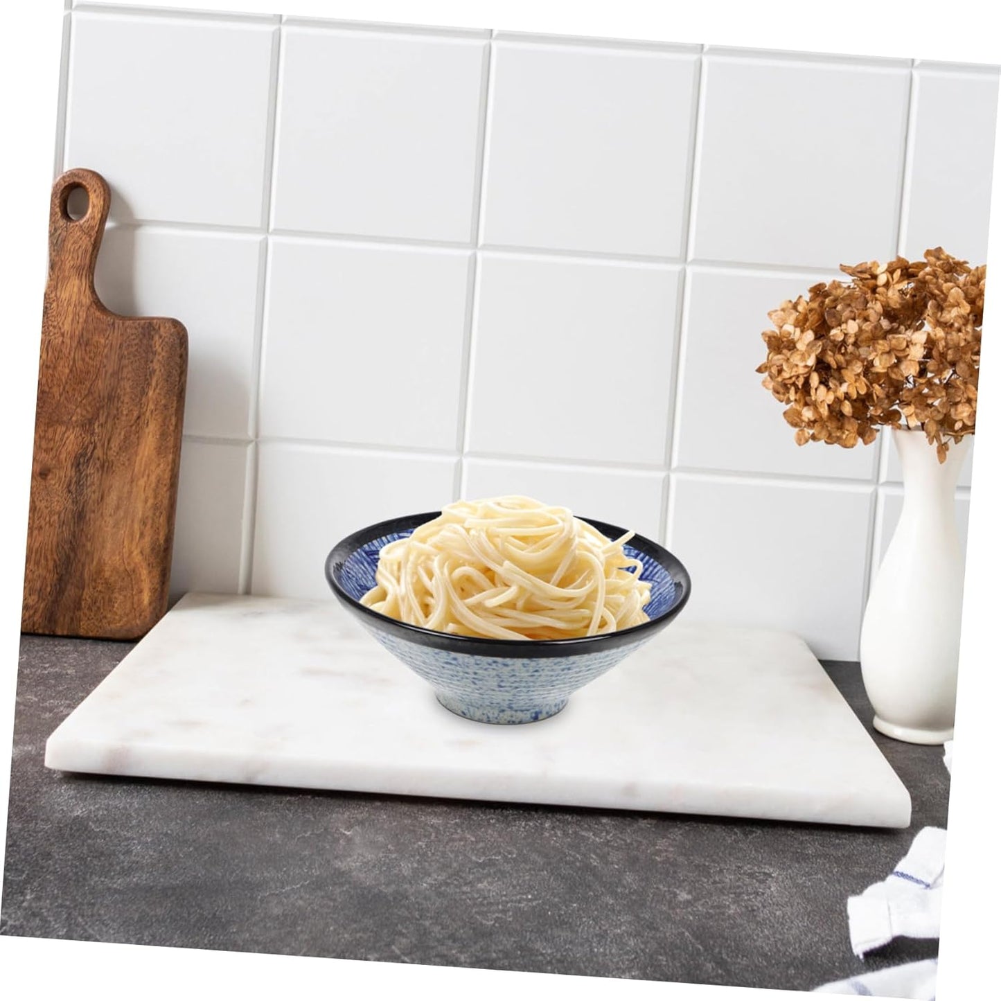 MOLUCKFU Japanese Ramen Bowl Ice Cream Bowl Udon Instant Ramen Bowl Ceramic Bowl Rice Bowl Four Bowl Chinese Soup Bowl Ceramic Korean Bowl Instant Noodle Bowl Porcelain