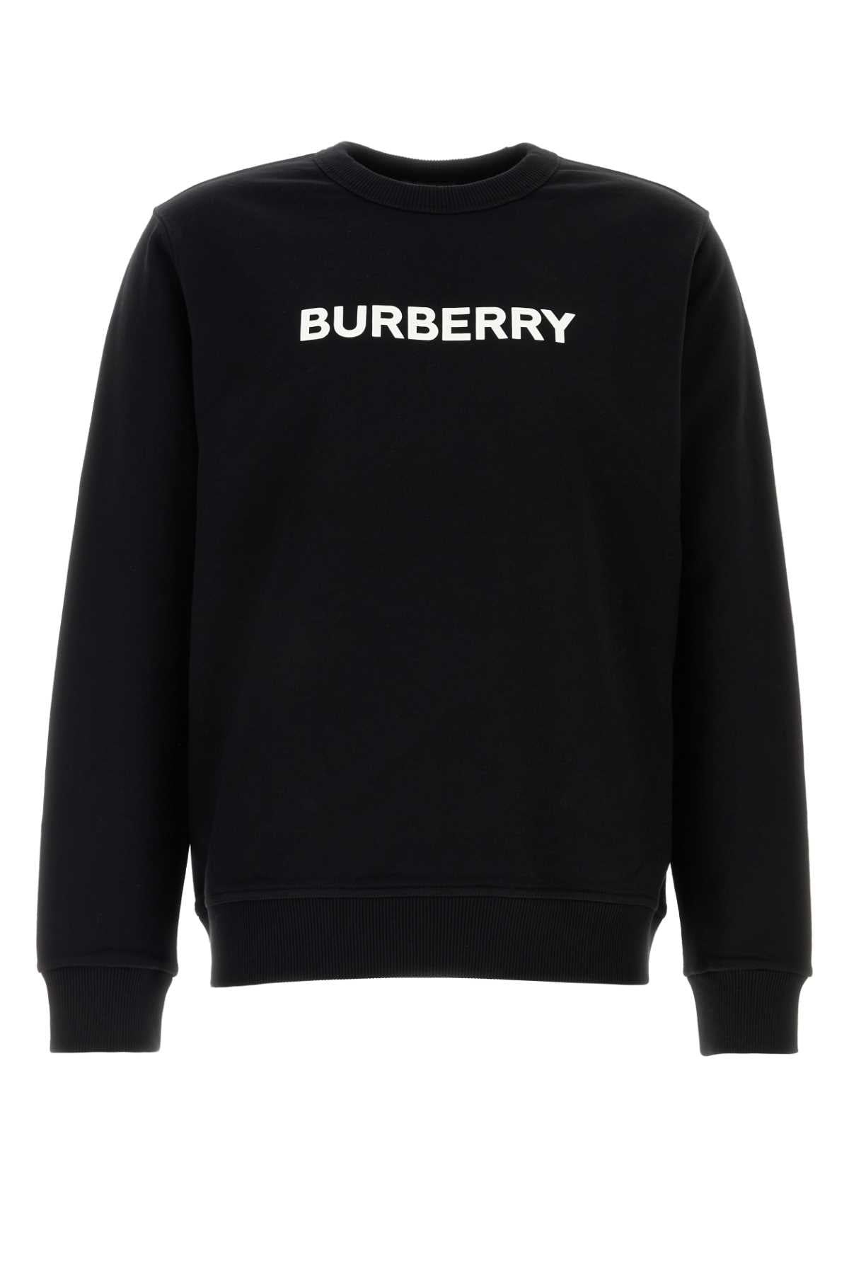 Burberry バーバリーブラックコットンスウェットシャツ - Image 4