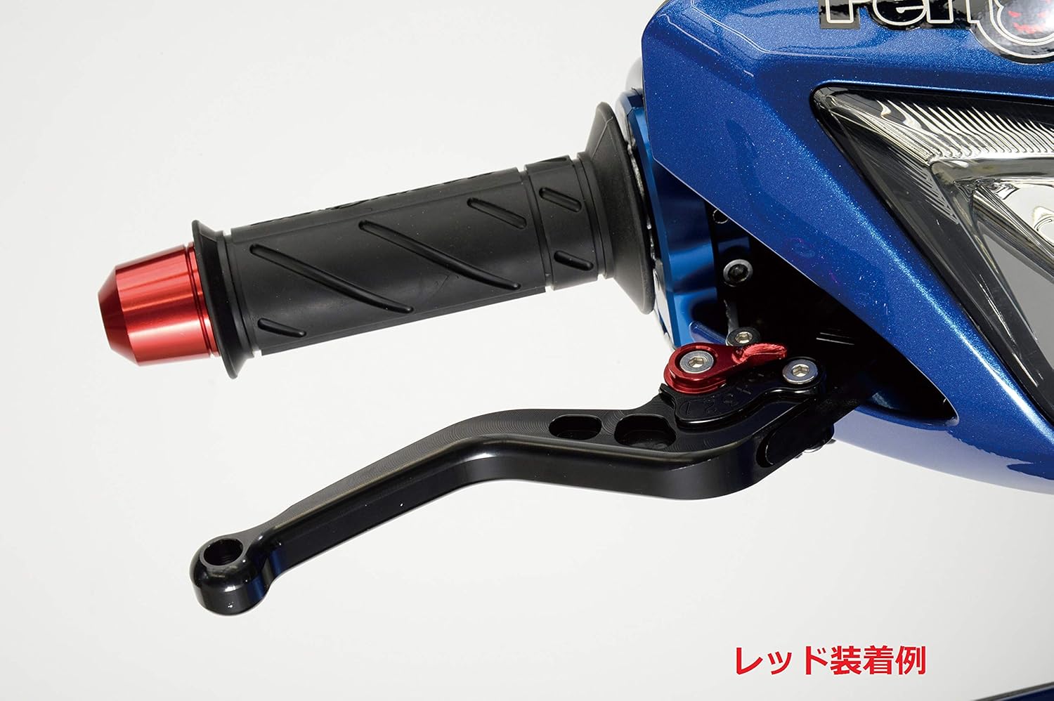 POSH Motorcycle Supplies Handlebar End Solid Bar End Honda/Suzuki Genuine Handle M6 Type (Outer Diameter 1.1 inches (29.mm) CB1300SF/SB | CT125 Hunter Cub Red 031176-02-10 Bar End Cap