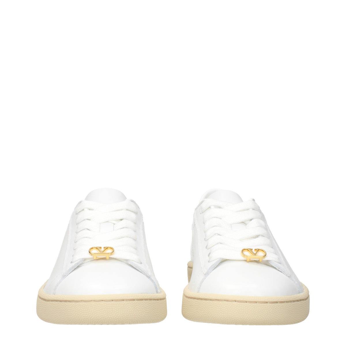 Valentino ヴァレンティノ ガラヴァーニ レディースs ホワイトレザースニーカー - Image 4