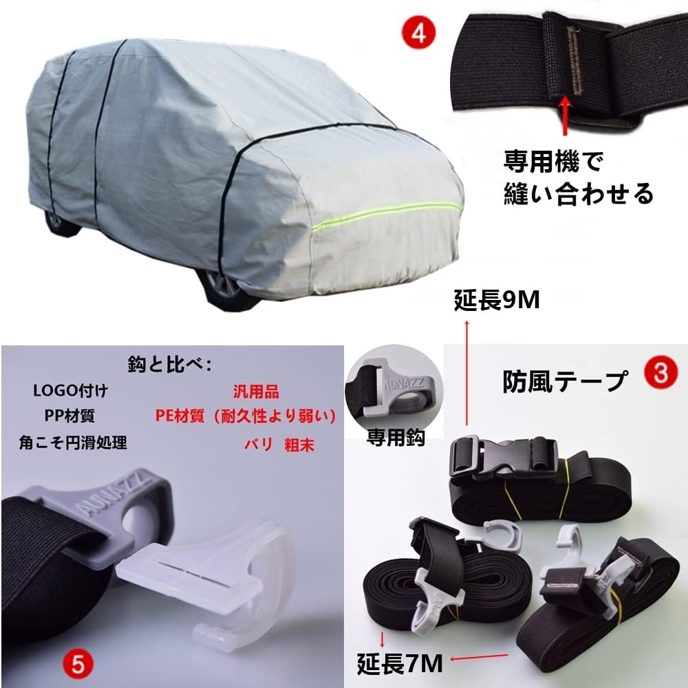 Toyota Land Cruiser 250 March 2024 - Present Exclusive Car Body Cover, Genuine UV Protection, Freeze Protection, Super Sound Wave Synthetic Waterproof Material, 5 Layer Construction, 3