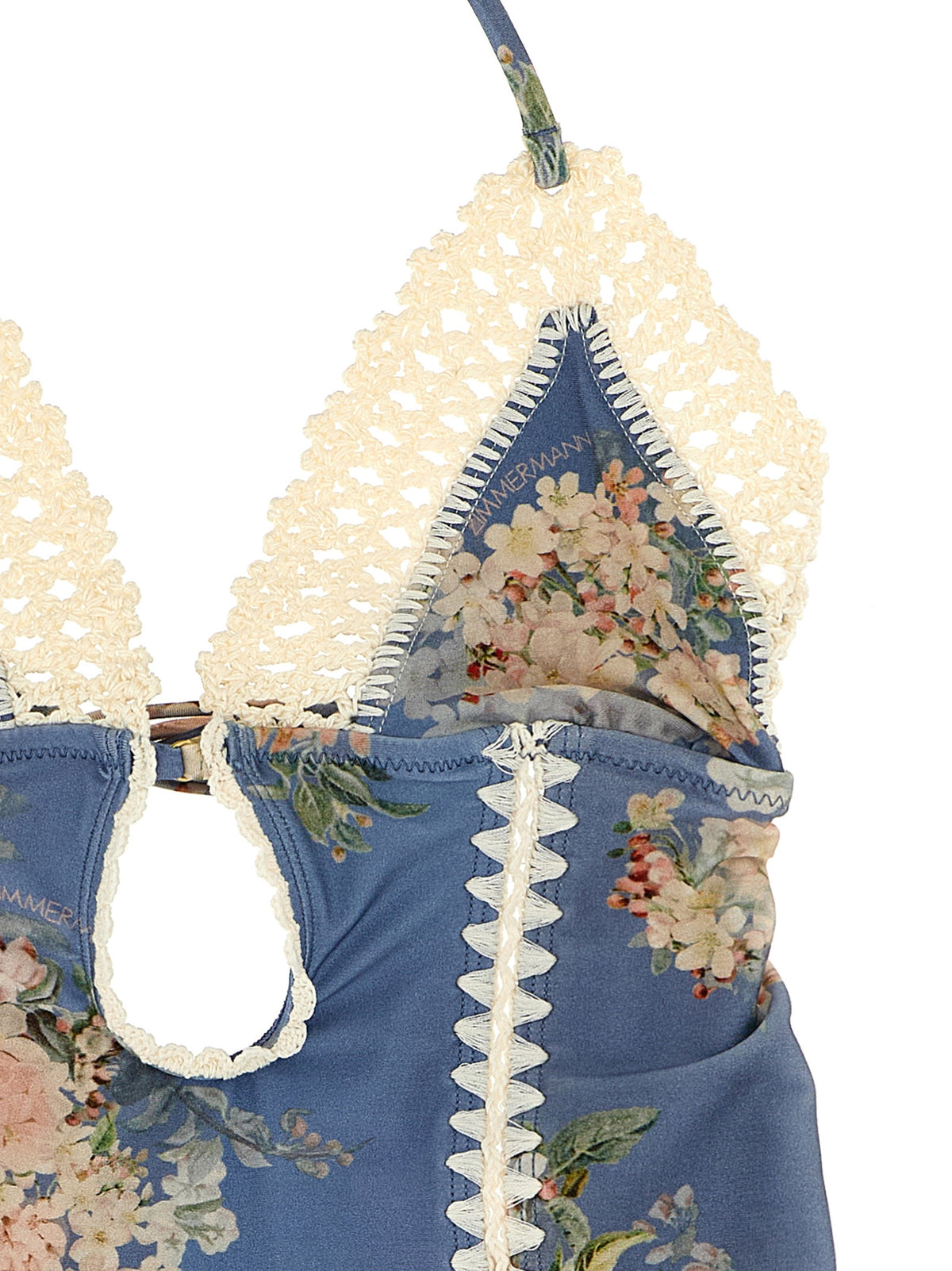 Zimmermann Zimmermann 'Cascadian Keyhole Crochet'ワンピース水着 - Image 4