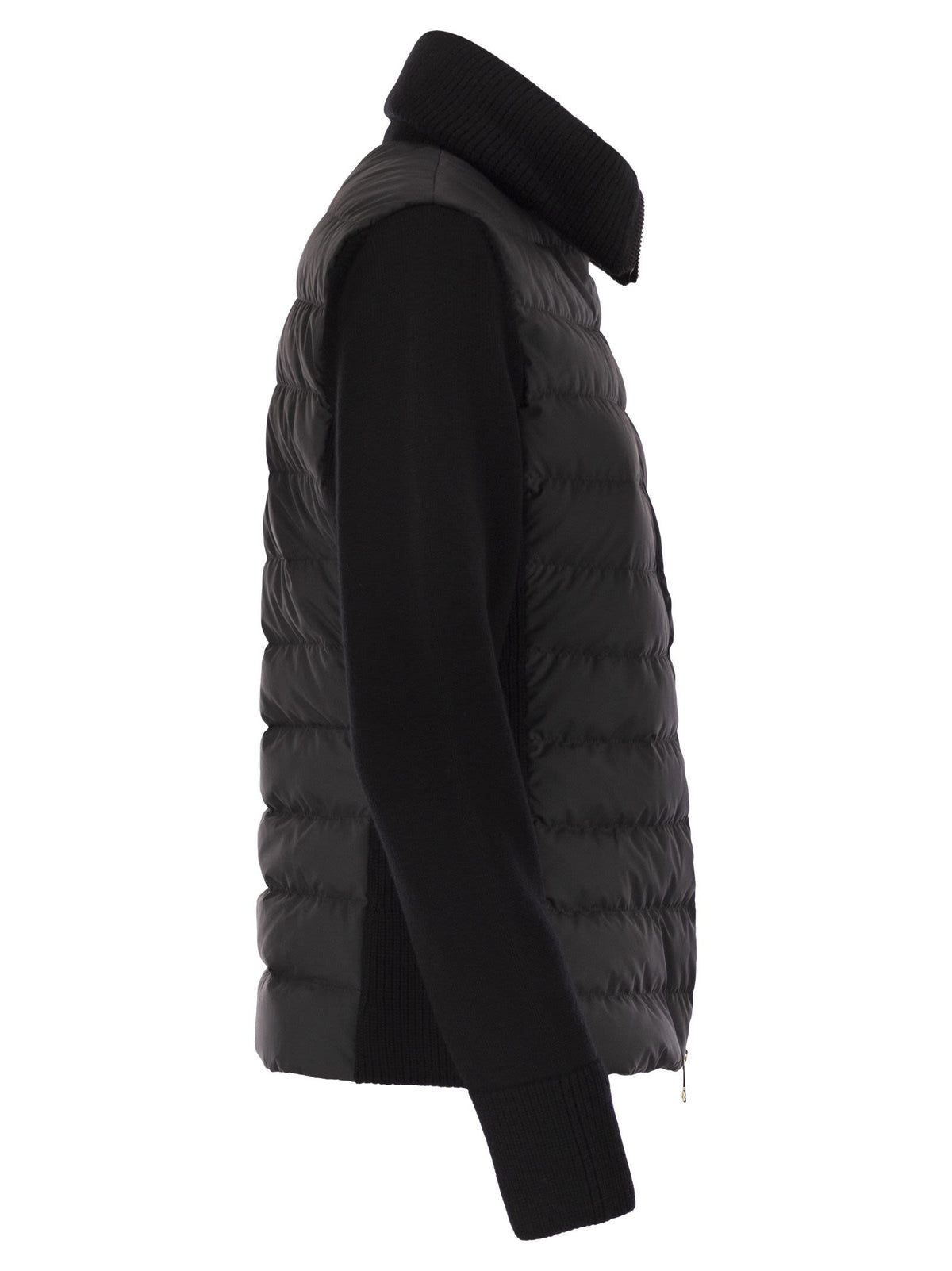 Moncler モンクラーはジップ付きのウールカーディガンをパッドします - Image 4