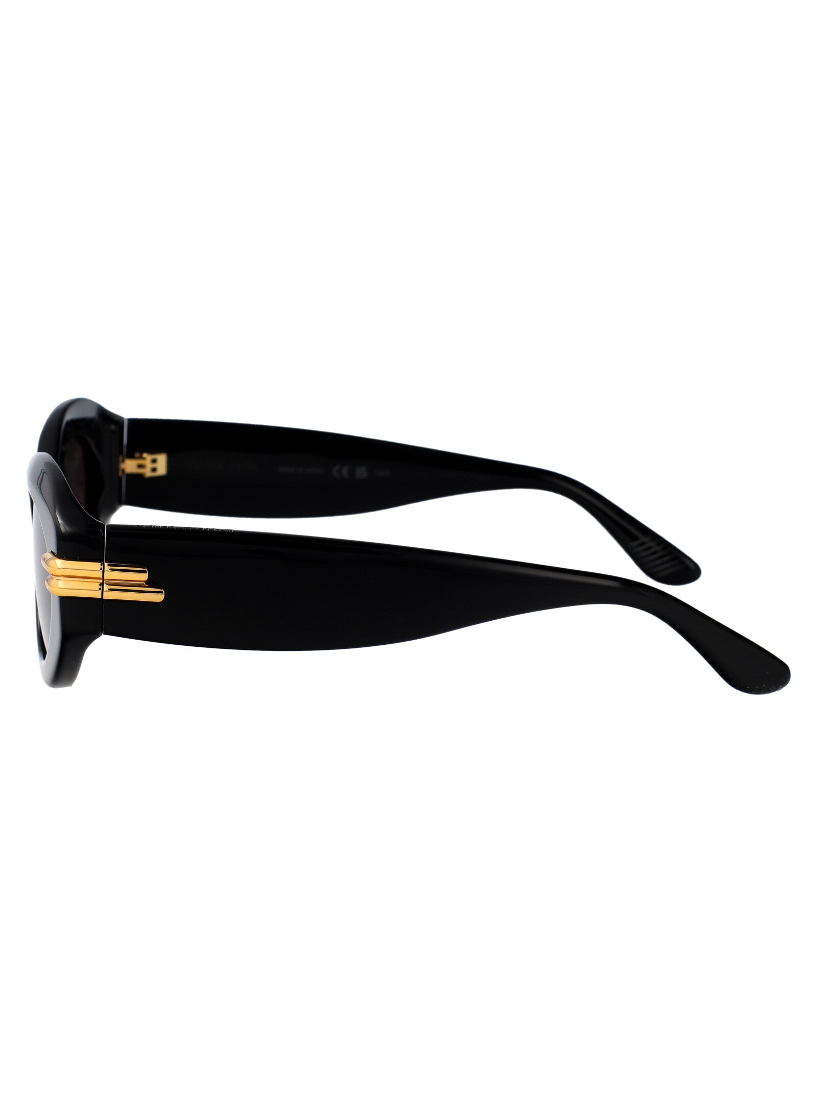 Bottega Veneta Oval Sunglasses BV1322 S 001 - Image 4