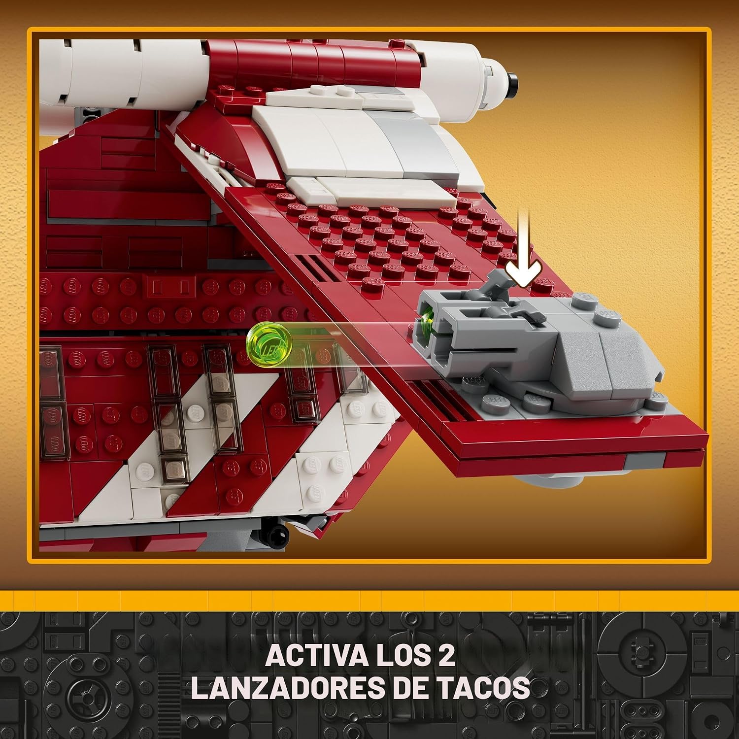 LEGO Star Wars Nave de combate Coruscant Guard 75354 Juguete para construir Star Wars para niños de 9 años, idea de regalo para fanáticos de Star Wars, incluyendo el canciller Palpatine, Padme y 3 minifiguras de soldado clon