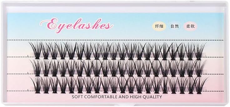 30 D Hot Melt False Eyelashes New "False" Professional Grade Tiered False Eyelashes - Self and Perfect Positioning Natural & K-pop Eyelashes Ultra Light Handmade Delicate (11mm)