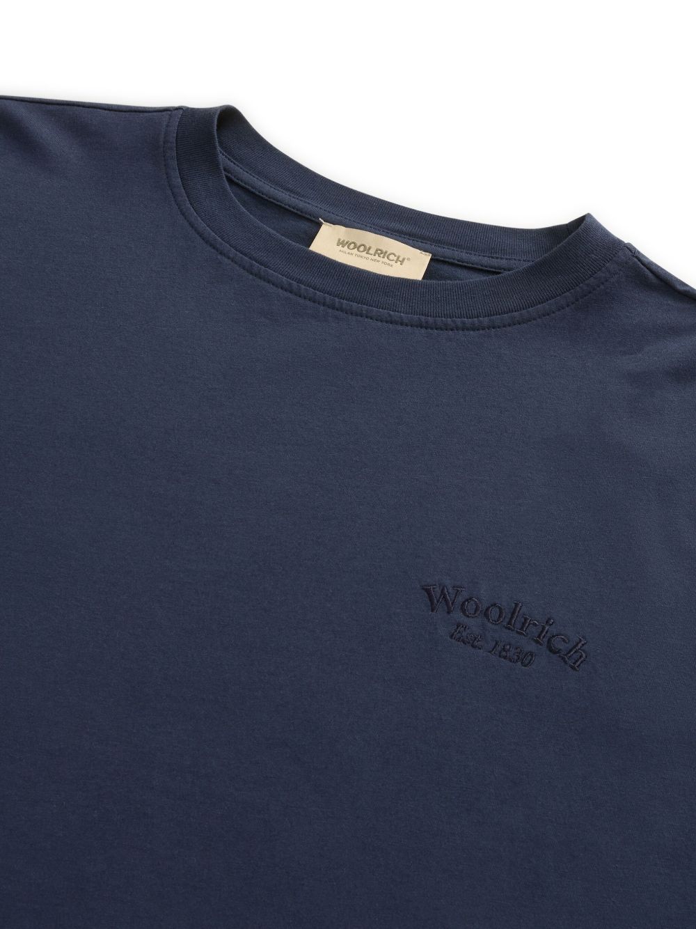 Woolrich ウールリッチロゴコットンTシャツ - Image 4
