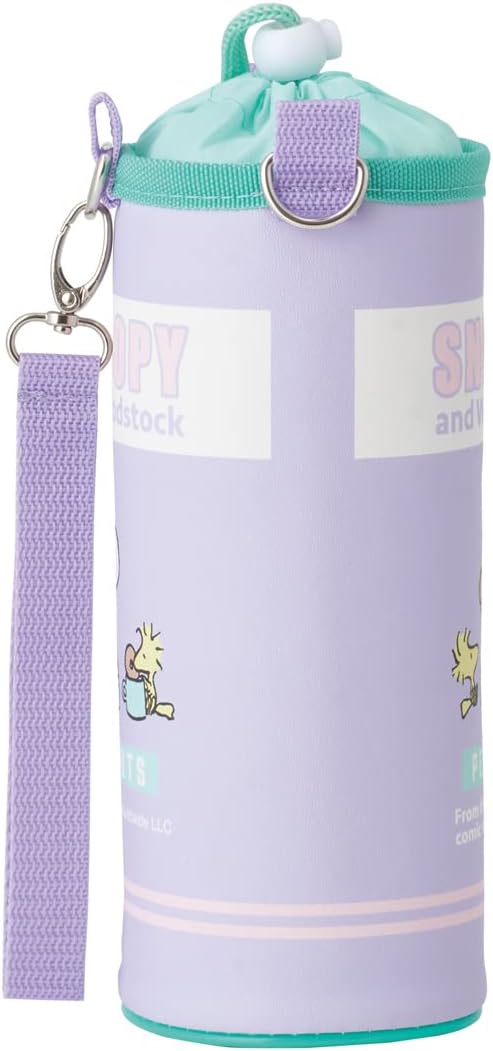 Skater Bottle Cover, Water Bottle Case, Children's Bottle Case, Plastic Bottle Cover, Multi-Size, Snoopy, Pop Color PVPF7-A