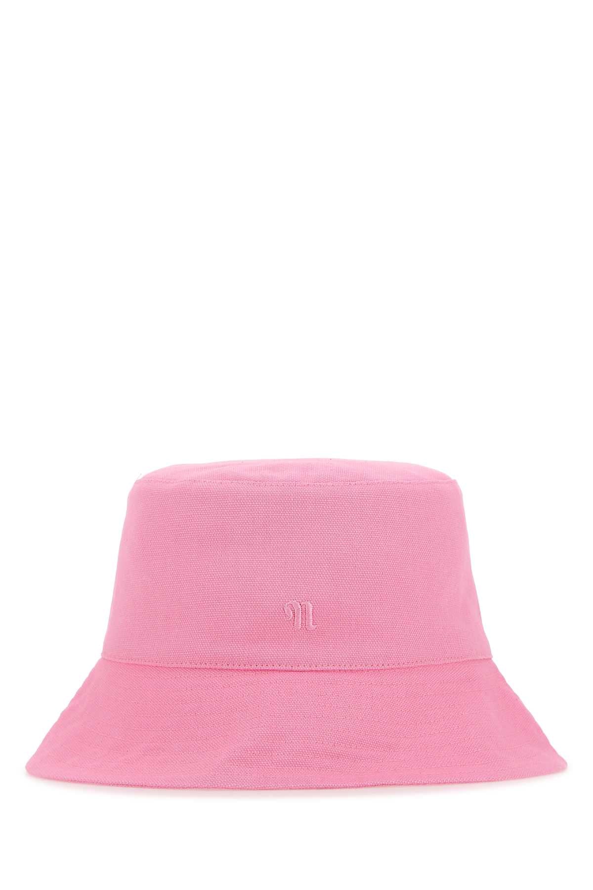 Nanushka ナヌシュカピンクコットンハット - Image 4